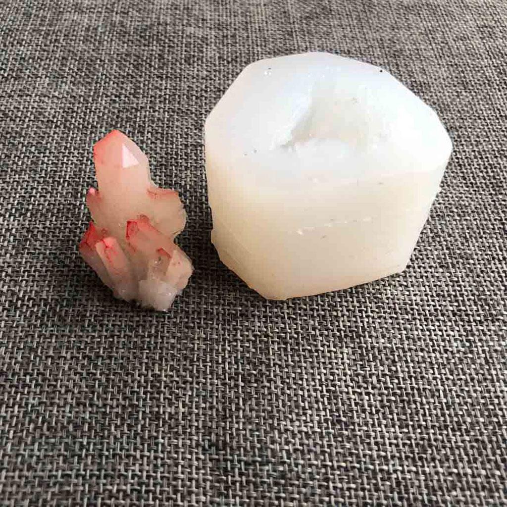 Resin Mold Quartz Rock Cluster Crystal Mold Creative Art Craft Jewelry Gifts
