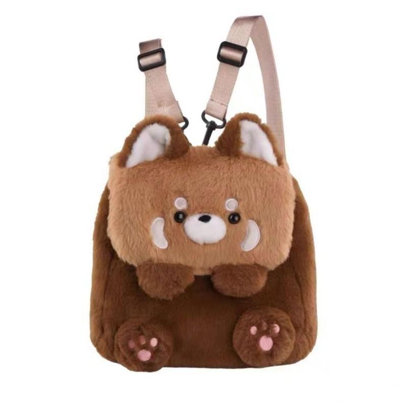 

Zootopia Soft Plush Bunny Tote Bag With Flap Closure For Daily Use Raccoon