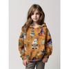 Felpe Splendido Teschio Stampa 3D Ragazze Felpa Pullover Vestibilità Comoda Festa di Halloween Manica Lunga Vestiti per Bambini Top per Bambina