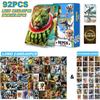 92 Stück Italienische Brainrot Karten Sticker TungTungTung Sahur Tralalero Tralala Sammlerstücke Klassisches Spielzeug Party Geschenke NEU mit Unterhaltsamen Spielen Sicher