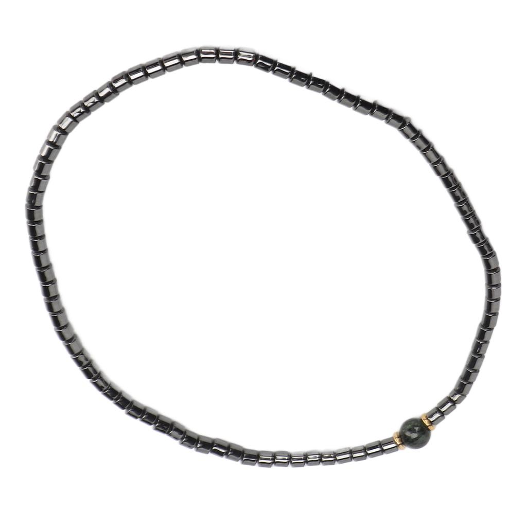 Terahertz Necklace Reduce Pressure Promote Circulation Round Bead Pendant Necklace