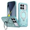 For Xiaomi POCO F8 Ultra F8 Pro Case Military Drop-proof Hard PC+TPU 360° Adjustable Ring Back Stand Cover for Poco F 8 Pro