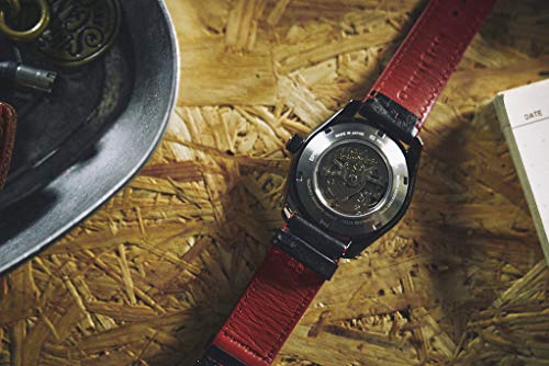 Orient Star RK-AV0A03B Men's Automatic Watch, Avant-Garde Skeleton, Mechanical, Made In Japan, with 2-Year Manufacturer's Warranty, Open Heart, Black