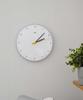 BRAUN Analog Wall Clock, White, 23cm Diameter, BC26W