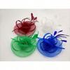European and American Jockey Club Headgear Top Hat Feather Top Hat Mesh Hat Bridal Head Flower Ball Party Hair Accessories