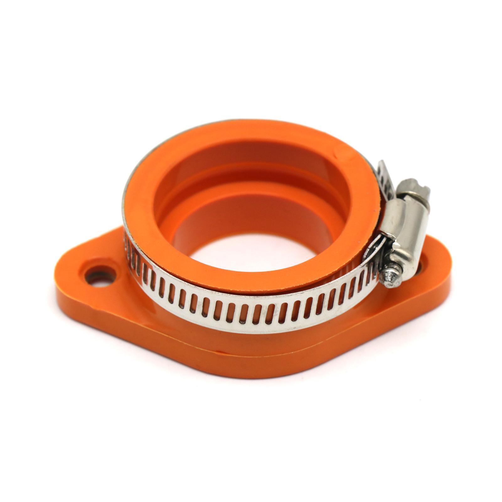 ZSDTRP Motorcycle Carburetor Adapter 28 30mm Manifold Boot For PWK PE TM Carburetor Manifold Intake 32-34mm orange