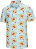 Athletic essential! Short-sleeve Polo with Runner Print, Sporty Casual Wear
