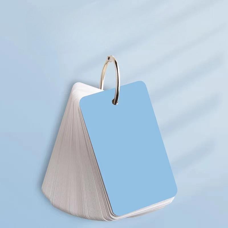 Portable Notebook Loose Leaf Notepad Ring Sticky Note for Staff Students Kawaii Stationery Diary Cards Style Brochure Pamphlet