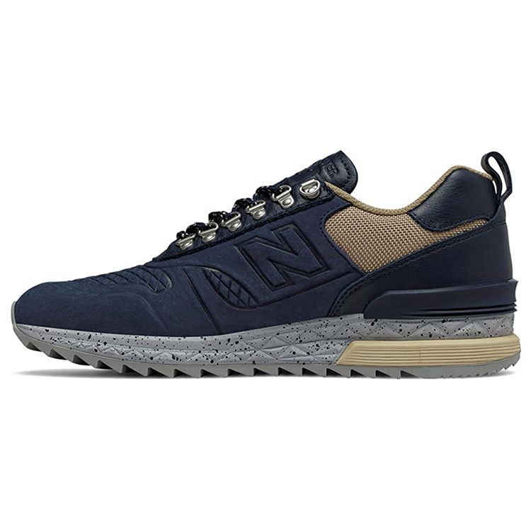 New Balance Nb Trail Buster Кожаные Удобные Низкие Повседневные Кроссовки Мужские Кроссовки Темно-синие TBATNO 43