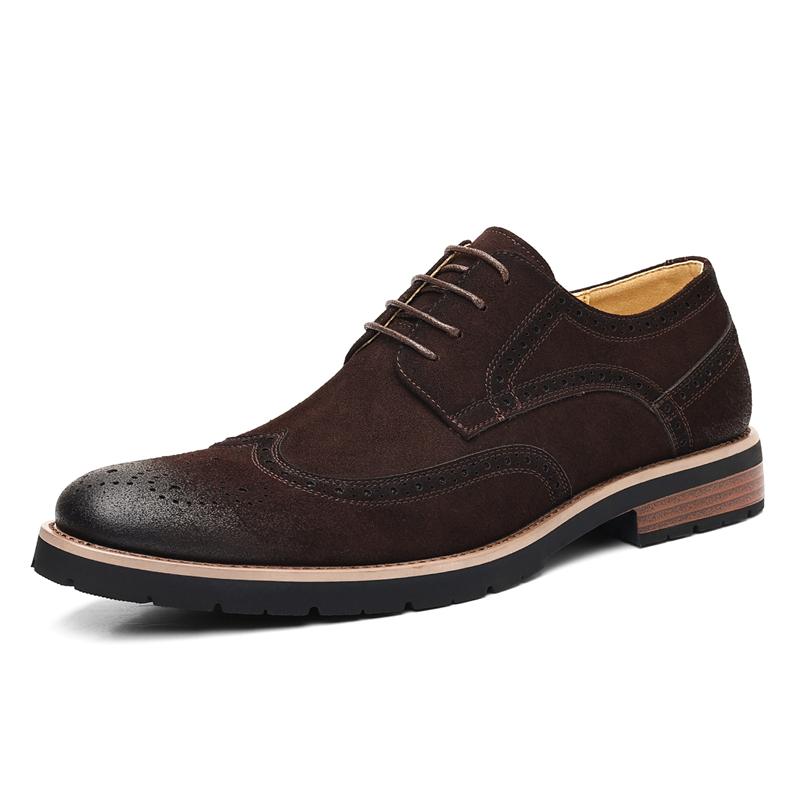 

Mens Dress Shoes Legitimate Leather Shoe PU Suede Casual Men Designer Social Male Black Business Luxury Men s Wedding Man 48