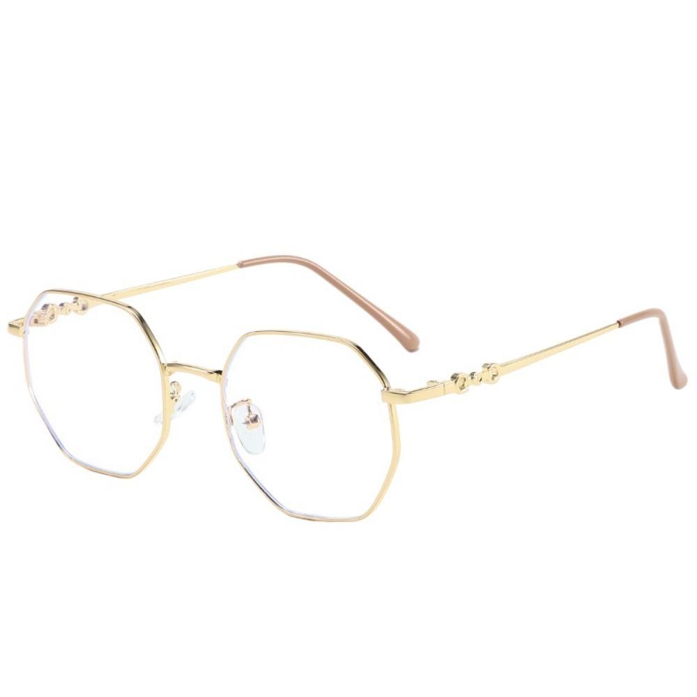 2PCS Anti Radiation Eyeglasses Polygon Frame Sunglasses for Men Women Computer Eyewear