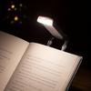 Mini USB Lade-Leselampe - Tragbar und Faltbar, Warmfarben- und Kaltlichtschutz, 3-stufige Helligkeitseinstellung, Klemmleuchte