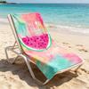 Watercolor Watermelon Beach Towel Unisex Lightweight Durable for Swimming Pool Camping Yoga Summer Essential Gift