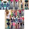 Women Bohemia Long Pants Floral Print Straight Casual Loose Trousers With Micro Fiber Material
