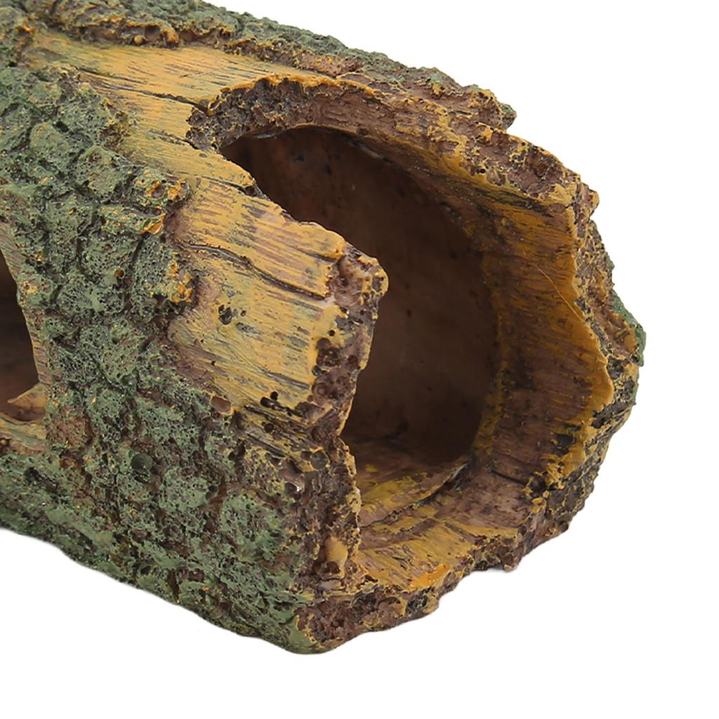 Wood   Aquarium Ornament Simulation Resin Fish   Artificial Tree Hole Ornament for Aquascaping