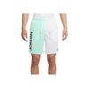 Jordan Spliced Logo Print Loose Drawstring Casual Shorts Men Bottoms Mint-Green DV5030-379