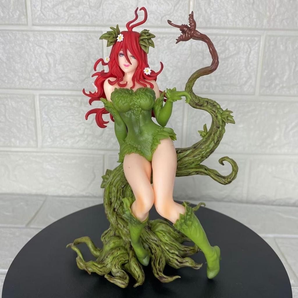 Hatsune Miku Ivy Girl Angel anime Rattan Beautiful Smile girl Can be bookmarked Magic PVC Red hair Table setup Room Gifts