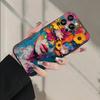 Hot-selling Creative Flower and Girl Pattern Mobile Phone Case Suitable for iPhone