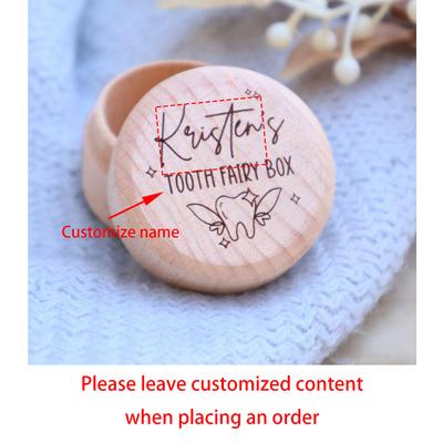 Caixa da Fada do Dente Personalizada Caixa de Dente para Bebê ou Crianças Caixa de Lembrança Porta-Fada do Dente Presente para Recém-Nascido Decoração de Festa de Chá de Bebê