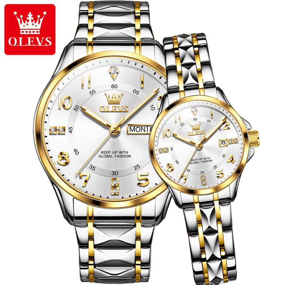 OLEVS 2910 Couple Watches Luxury Classic