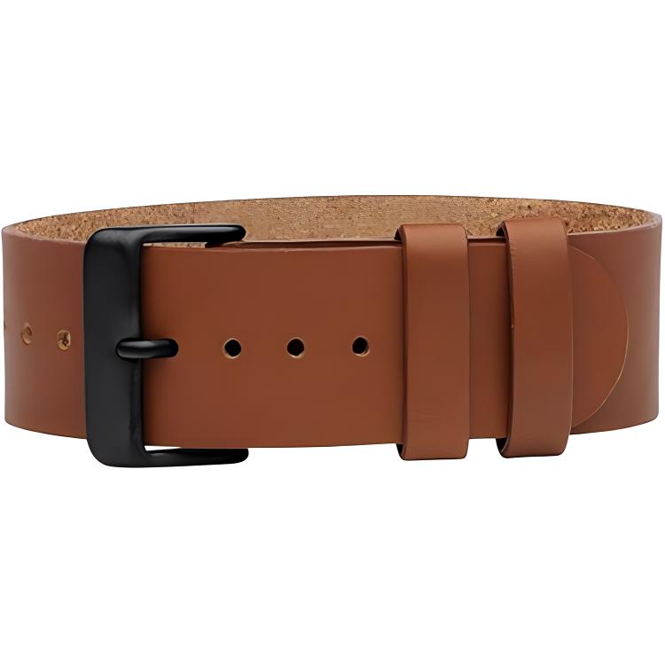 TID WATCHES Armbanduhren Quarzwerk Lederarmband 40mm Weißes Zifferblatt Herrenuhren ['50', 149262]m Wasserdicht 10110104