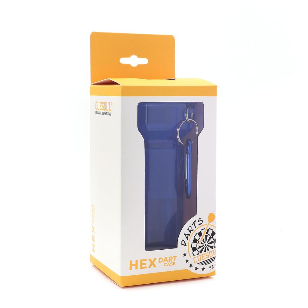 Cuesoul HEX Hexagonal Darts Holds 3 with Stamp Case, Darts, (CSDA-D617-10)