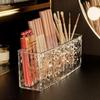 Multi Functional Makeup Brush Storage Tube Transparent Divided Storage Pen Holder  Living Room