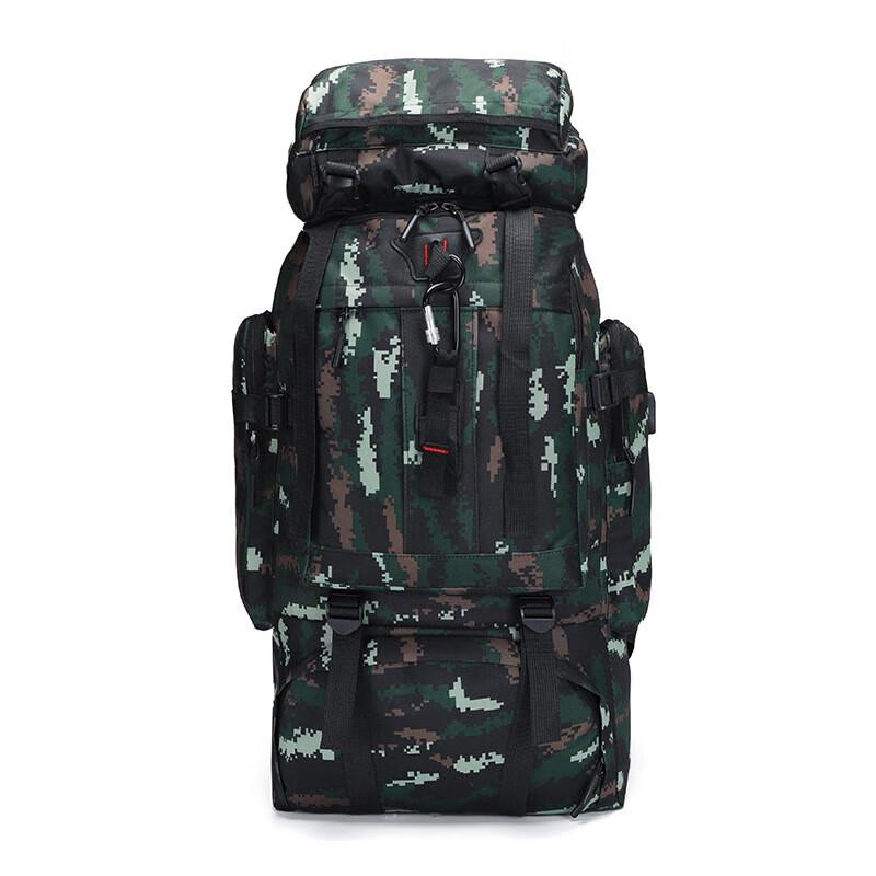Fengqiying 80L USB Charging Outdoor Camouflage Backpack