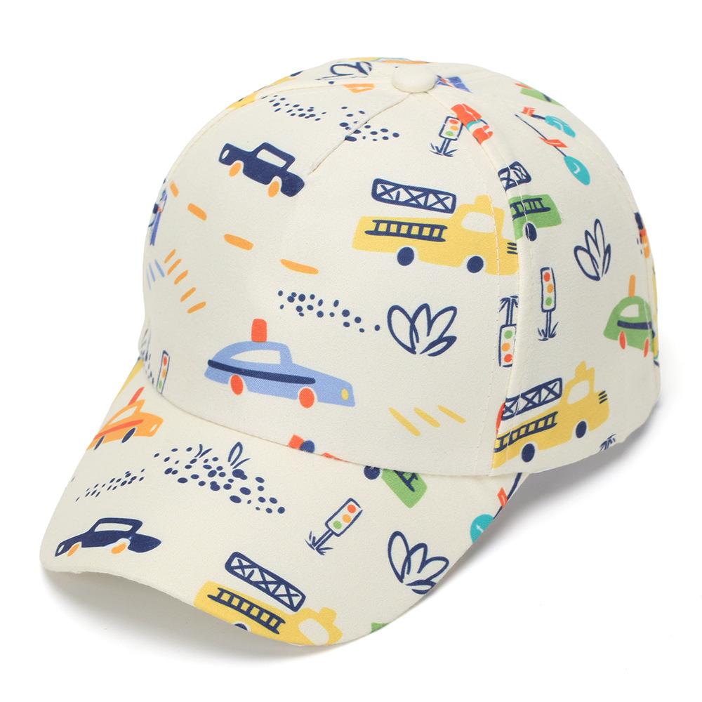 Children's Cartoon Animal Baseball Caps - Spring/autumn - Boys' Cute Beanie Hats - Girls' Sun Hats