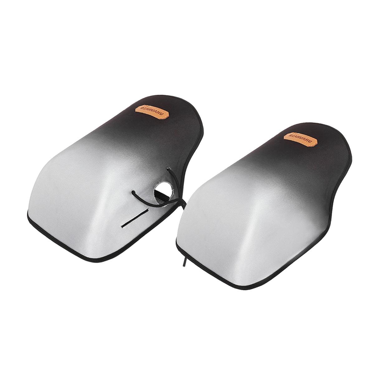 

Summer Sun Protection Motorcycle Handlebar Covers, a Pair of Sunshade and Windshield Battery Car Waterproof Stereo Handguards, E чорний