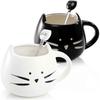 Ceramic Cat Spoons, Comfortable Weight With Creative Baby Cat Design, Suitable For Hot And Cold Drinks, Unique Gift Idea For Women And Cat Lovers 2025