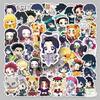 50pcs Cute Demon Slayer Stickers: Q-Version Japanese Anime Characters Nezuko Graffiti for Journals and Storage Boxes