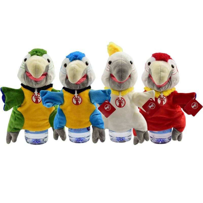 Sprechendes Tierpuppen-Spielzeug mit beweglichem Mund zum Geschichtenerzählen und zur Eltern-Kind-Bindung