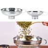 Stainless Steel Funnel Multifunctional Large Mouth Jam Can Wide Mouth Funnel Large Diameter with Handle Kitchen Accessories