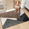 1Pcs Modern Grey Marbling Pattern Floor Mat Modern Kitchen Polyester Rug Non-Slip Colorful Indoor Carpet, For Home Bathroom Bedroom Living Room Decor