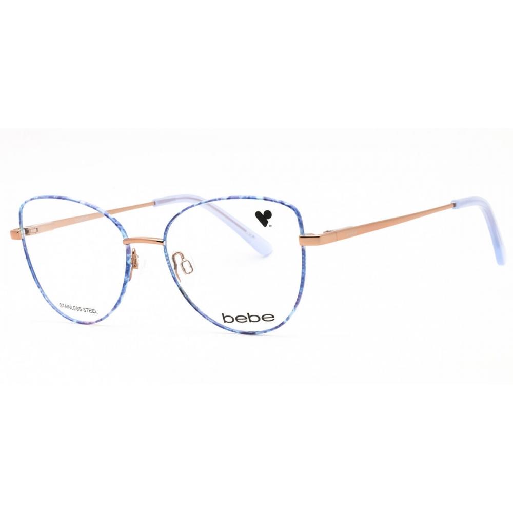 

Bebe Women Eyeglasses Bb5207 422 Pattern Floral Blue/51-16-135