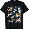 Astronaut Dogs Different Breeds Galaxy Planets Stars T-Shirt