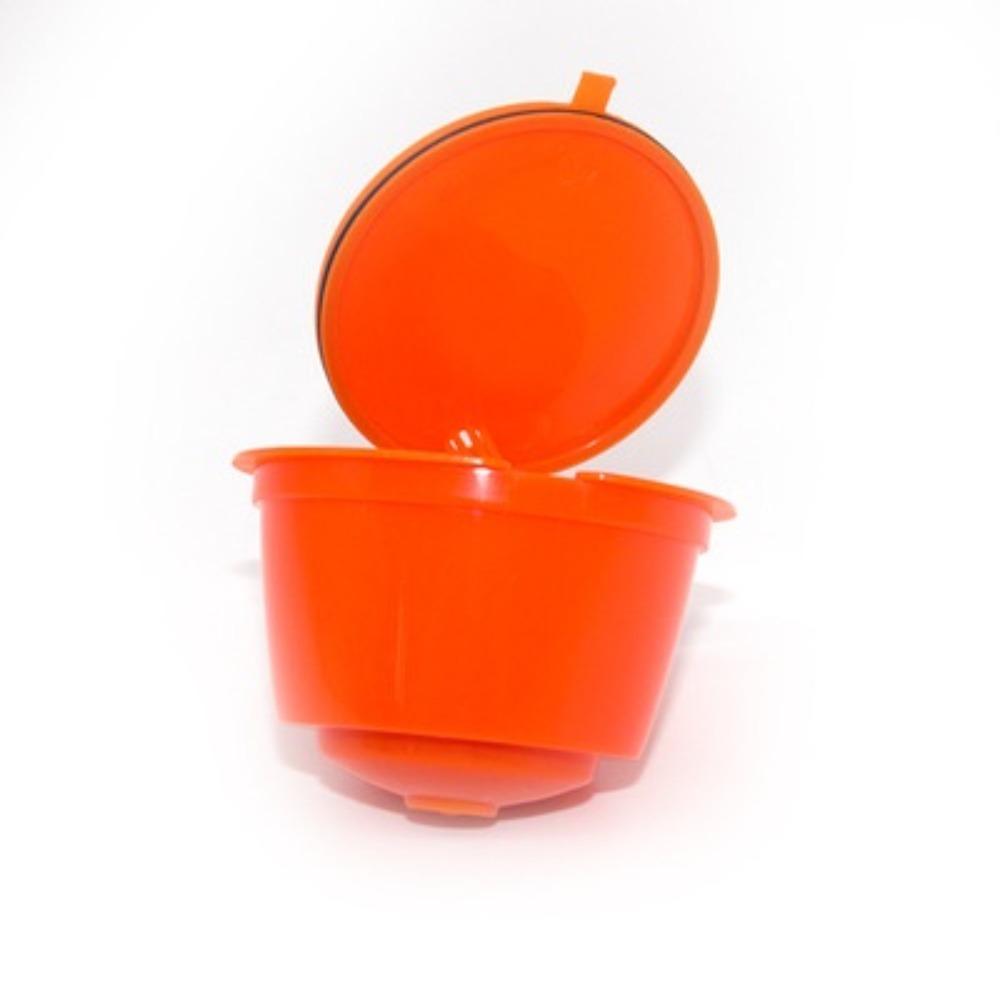 Reusable Coffee Capsule Filter Cup for Nescafe Dolce Gusto Refillable Cap Spoon Brush Filter Kitchen Accessories Coffee Bean Cup