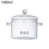 Glass Pot Health Pot High Boron Heat-resistant Thick Glass Stew Pot