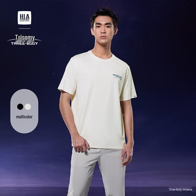 HLA Men s Three-Body Collaboration Series Printed T-Shirt 3XL