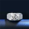 European And American Popular Groups Are Full Of Diamond Domineering Fashion Wedding Men 'S Rings