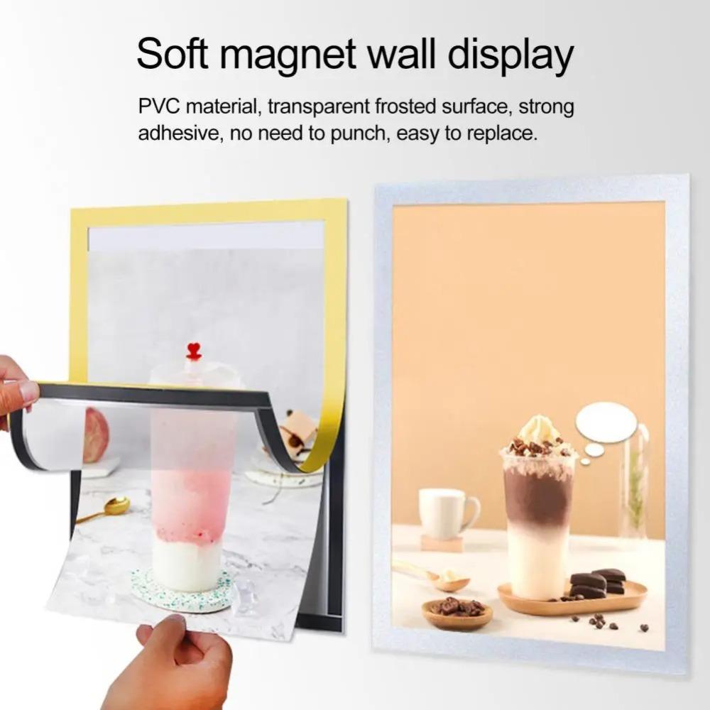 3PCS Square Magnetic Picture Frame Portable Poster Photo Frame Creative Award Frame  Canvas Painting