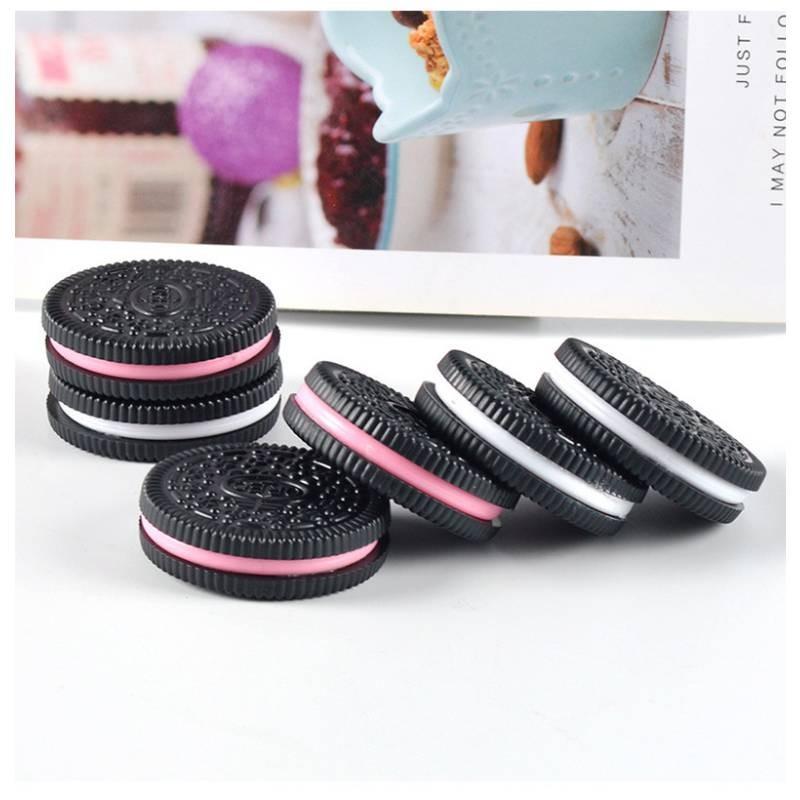 Realistic 11 Oreo Cookie Keychain Cute Sandwich Cookie Pvc Pendant Creative Oreo Model Characters)