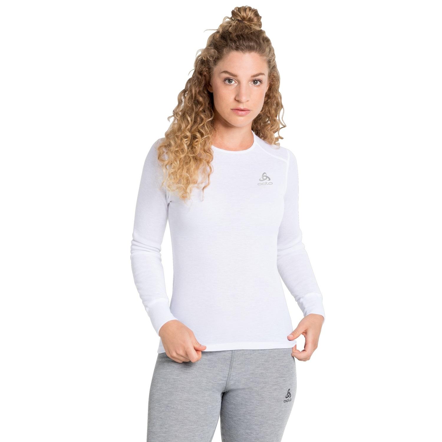 Odlo Damen Weiss Active Warm Base Layer Shirt Für - Wandern, Ski & Snow - M - Bild 7