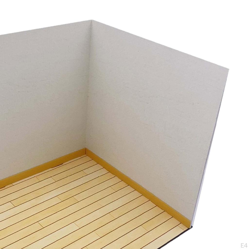 1/12 Display Backdrop Organizer Decoration Japanese Stylish Scene Showcase for Action Figures