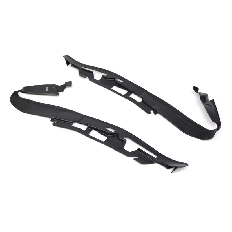 Car Front Upper Headlight Cover Strips Trims Sealing Gasket For BMW 5 Series F10 F11 F18 M5 2009-2013 63117240367 63117240368