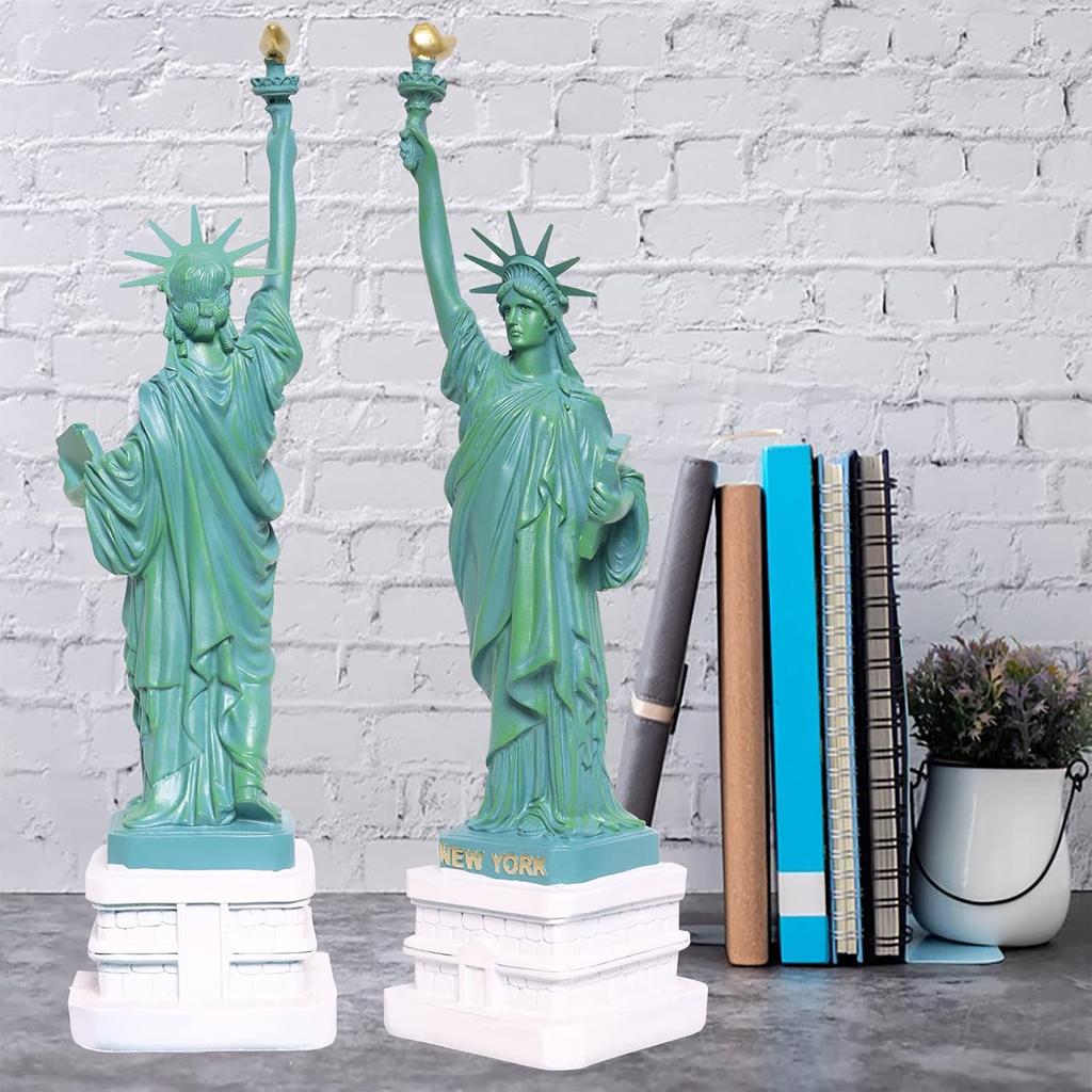 Statue of Liberty Figurine Decorations New York City Souvenirs Gifts Modern Home Decor for Living Room Book Shelf Cabinets Table Ornaments Outdoor