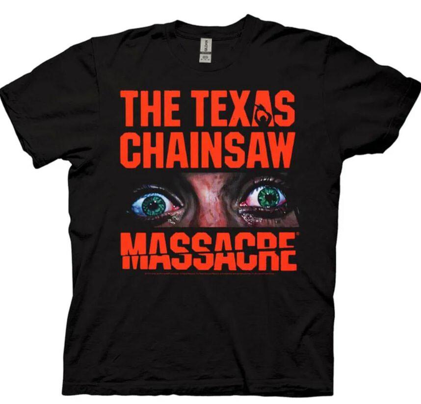 26 Texas Chainsaw Massacre Large Logo With Sally s Eyes T-Shirt Unisex T-Shirt XXXXL