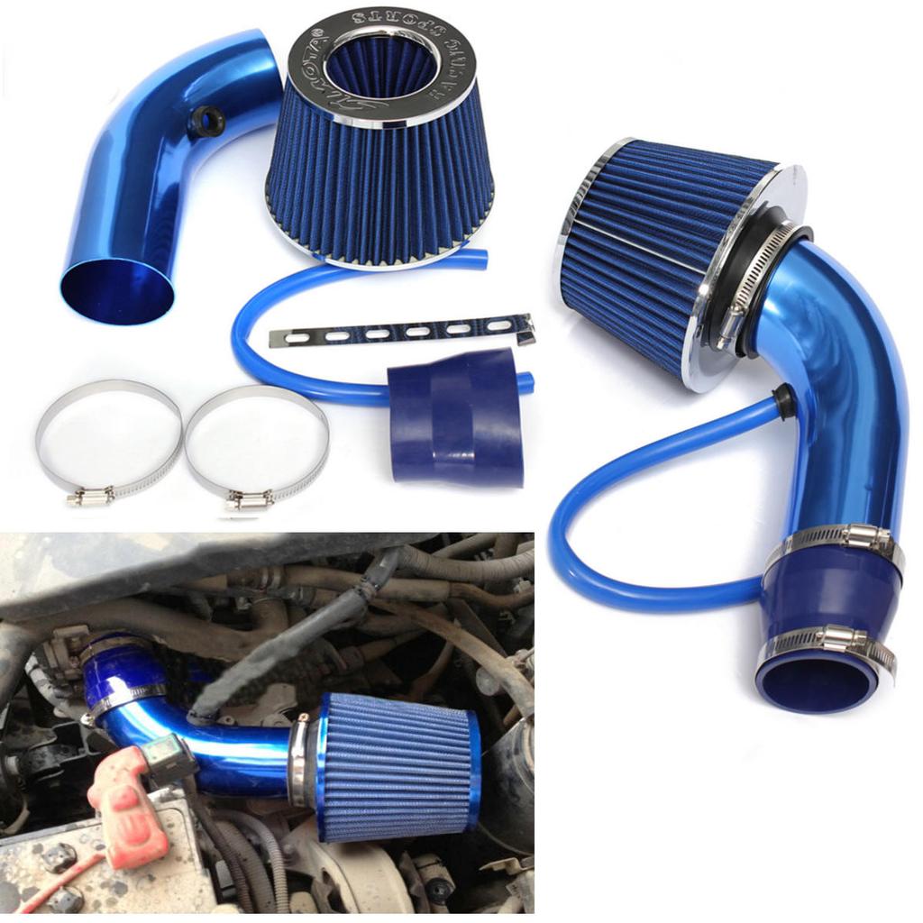 Universal Car Cold Air Intake Filter Alumimum Induction Kit Pipe Hose System Universal Car Cold Air Intake Filter Alumimum Induction Kit Pipe Hose System