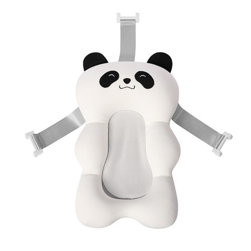 

Nonslip Baby Bath Cushion Shower Bed Floating Mat with Breathable Mesh Fabric for Secure and Convenient Bath Time білий